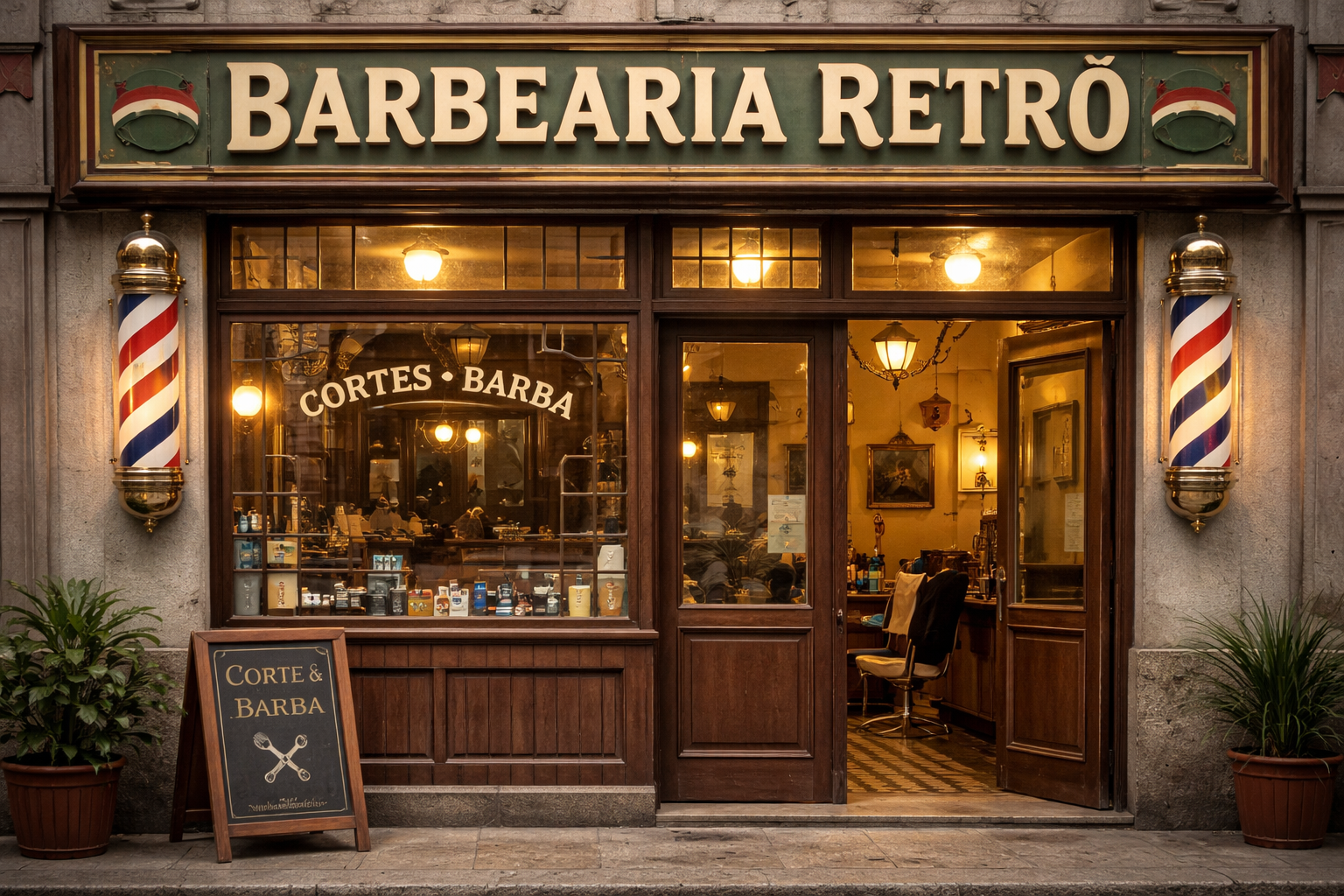 Barbearia Retrô – Tradição, Estilo e Boa Conversa